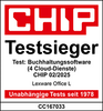 Lexware Office ist Testsieger 2025 bei Chip
