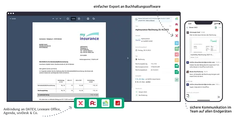Screenshot partner fileee 003 lexoffice rechnungsprogramm buchhaltungssoftware