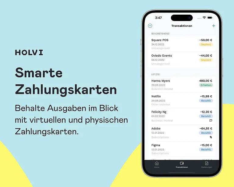 Screenshot partner holvi 002 lexoffice rechnungsprogramm buchhaltungssoftware