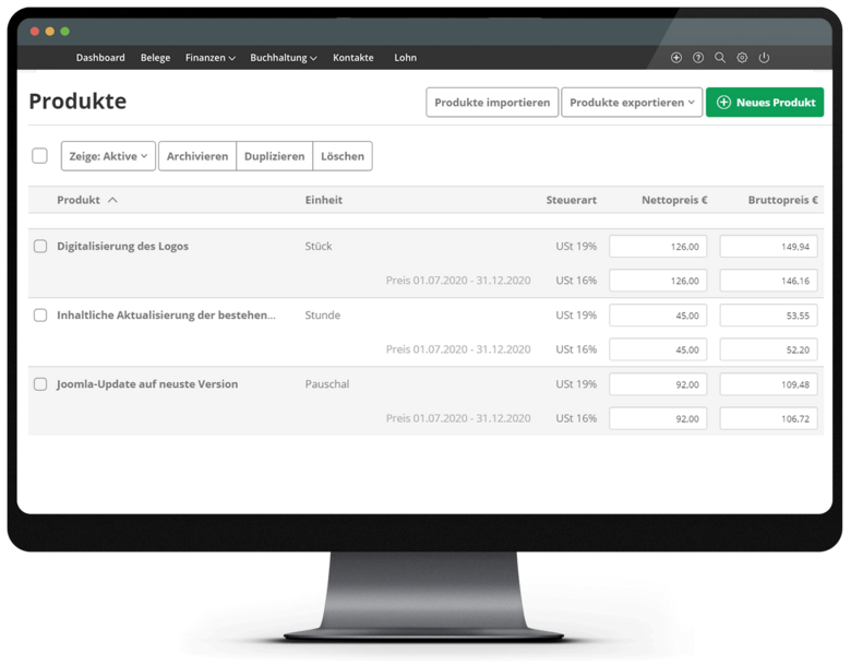 Beitragsbild zur Artikelverwaltung.
