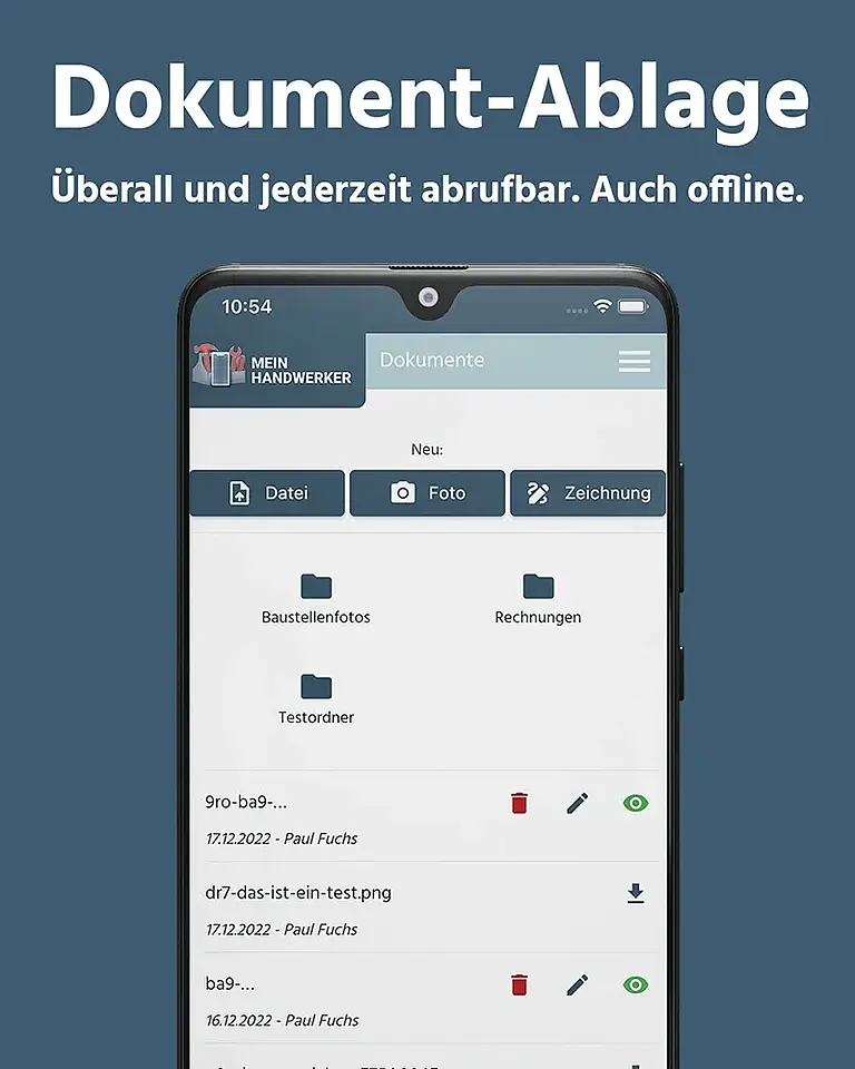 Screenshot partner mein handwerker app 003 exoffice rechnungsprogramm buchhaltungssoftware 800x0 c center