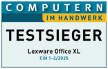 Lexware Office ist Testsieger 2025 bei Computern im Handwerk