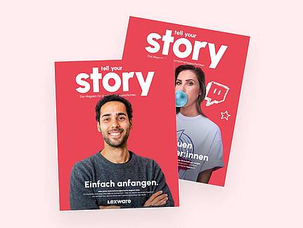 Cover des Tell Your Story Magazins