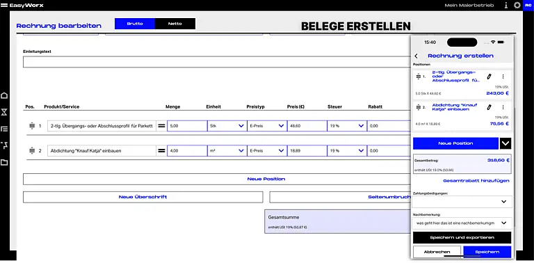 Screenshot partner easyworx 004 lexoffice rechnungsprogramm buchhaltungssoftware 1915x0 c center
