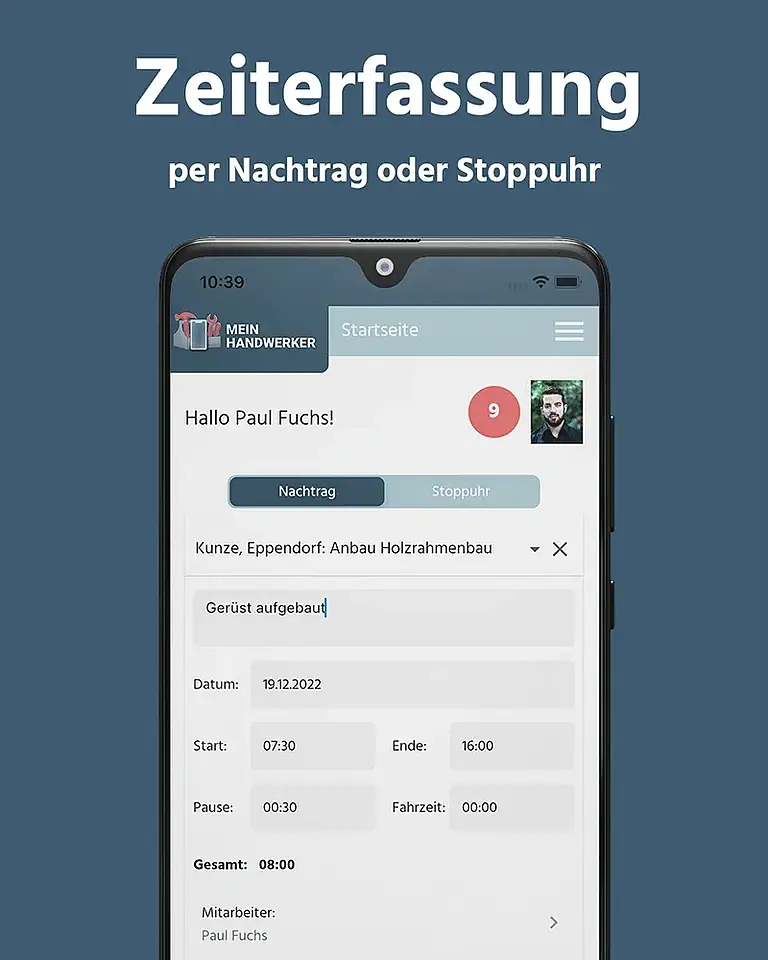 Screenshot partner mein handwerker app 009 exoffice rechnungsprogramm buchhaltungssoftware 800x0 c center